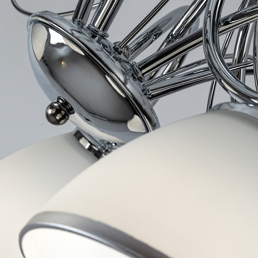 Brilagi - Lámpara de techo de superficie FRED 5xE27/60W/230V Ø 59 cm cromo brillante