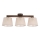 Brilagi - Lámpara de techo de superficie LATTE 3xE27/60W/230V pino/beige