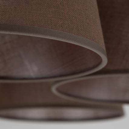 Brilagi - Lámpara de techo de superficie LATTE 5xE27/15W/230V pino/marrón