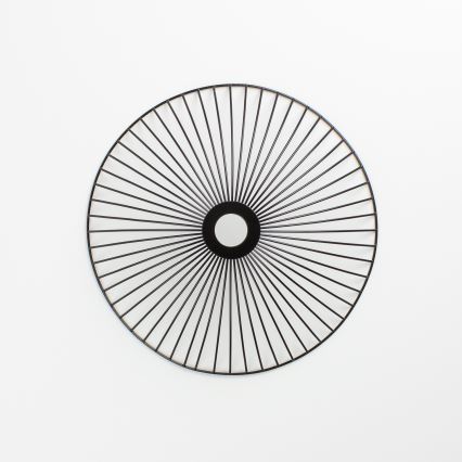 Brilagi - Lámpara de techo de superficie LED CERIA WIRE 1xE27/40W/230V Ø 38 cm negra