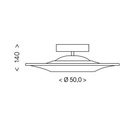 Brilagi - Lámpara de techo de superficie LED VERANO LED/15W/230V