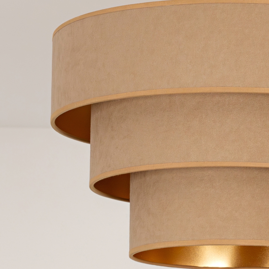 Brilagi - Lámpara de techo de superficie LUNETA 1xE27/60W/230V Ø 40 cm beige/dorado