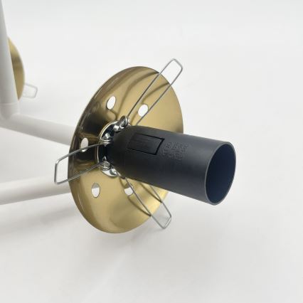 Brilagi - Lámpara de techo de superficie MALIVA 3xE14/15W/230V dorada/blanca