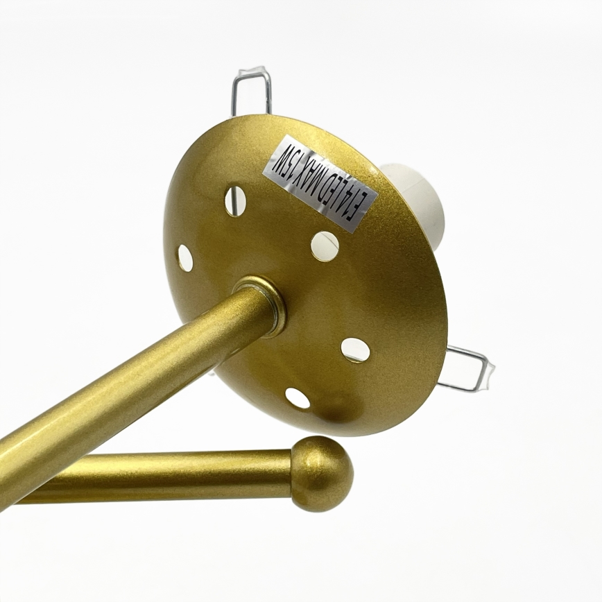 Brilagi - Lámpara de techo de superficie MALIVA 3xE14/15W/230V dorada/blanca