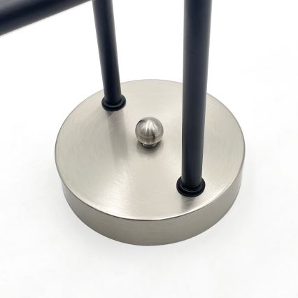 Brilagi - Lámpara de techo de superficie MALIVA 4xE14/15W/230V cromo mate/ahumado