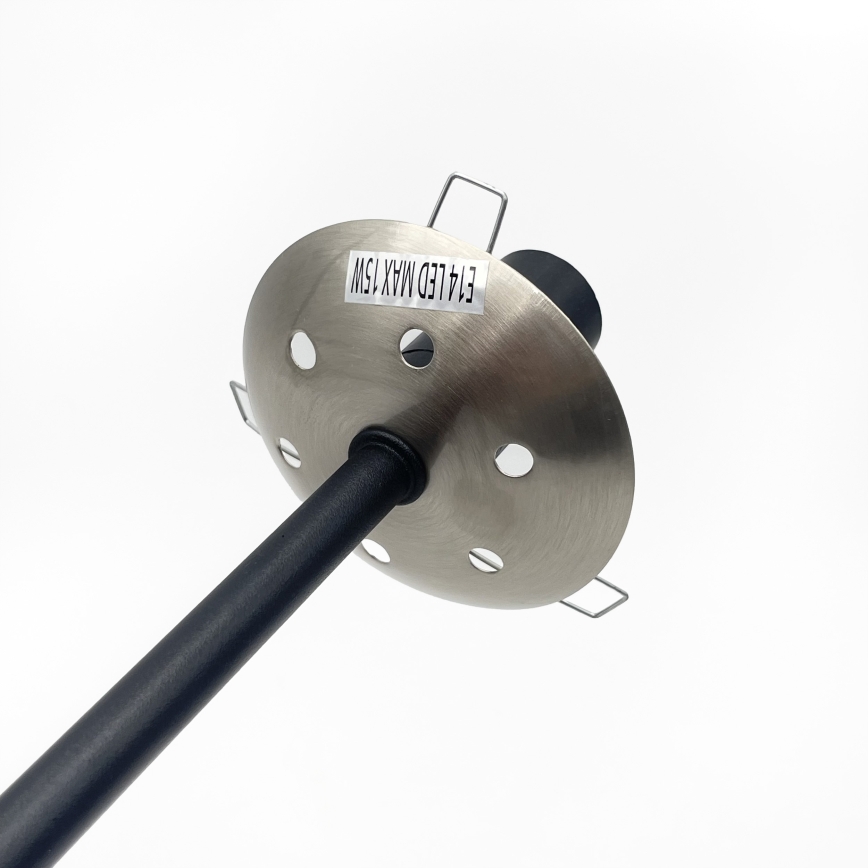 Brilagi - Lámpara de techo de superficie MALIVA 4xE14/15W/230V cromo mate/ahumado