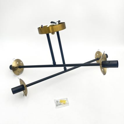 Brilagi - Lámpara de techo de superficie MALIVA 4xE14/15W/230V dorada