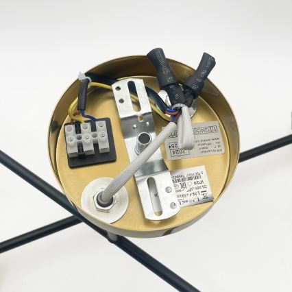 Brilagi - Lámpara de techo de superficie MALIVA 4xE14/15W/230V dorada