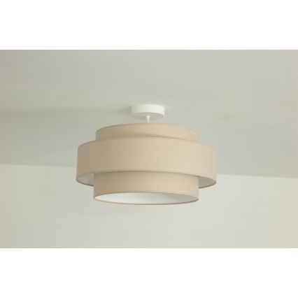 Brilagi - Lámpara de techo de superficie RESNA 1xE27/60W/230V Ø 40 cm beige