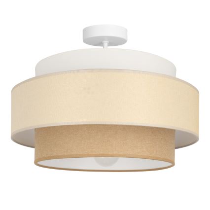 Brilagi - Lámpara de techo de superficie RESNA 1xE27/60W/230V Ø 40 cm crema/beige