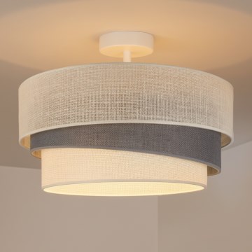 Brilagi - Lámpara de techo de superficie TRIO 1xE27/60W/230V, diámetro 40 cm, crema/gris