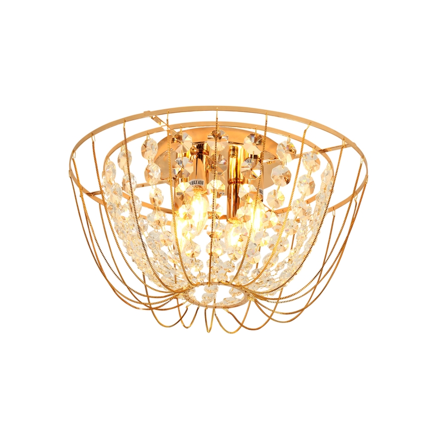 Brilagi - Lámpara de techo de superficie VASTERAS 4xE14/40W/230V Ø 45 cm