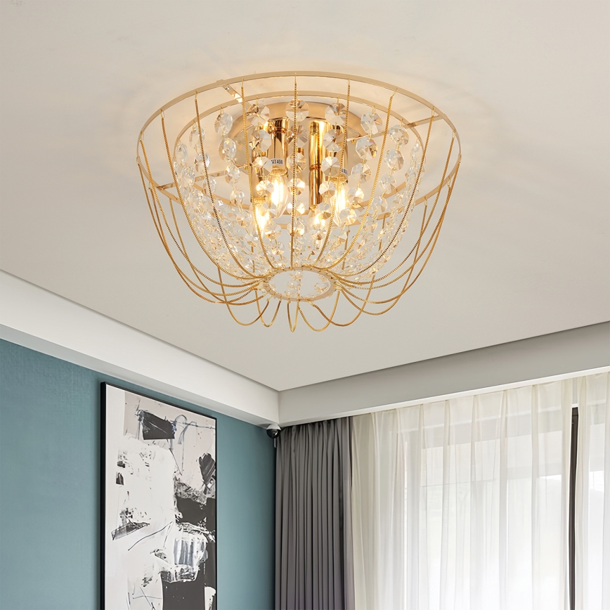 Brilagi - Lámpara de techo de superficie VASTERAS 4xE14/40W/230V Ø 45 cm