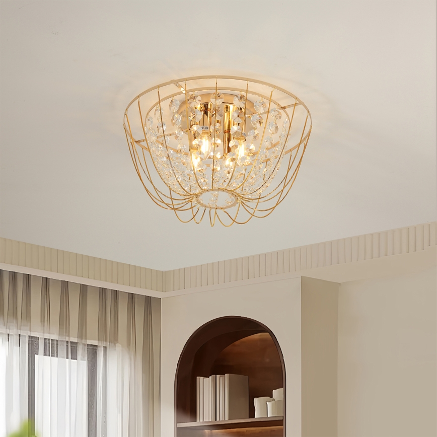 Brilagi - Lámpara de techo de superficie VASTERAS 4xE14/40W/230V Ø 45 cm