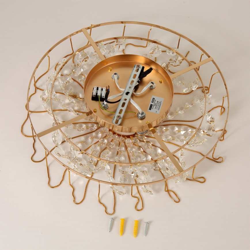 Brilagi - Lámpara de techo de superficie VASTERAS 4xE14/40W/230V Ø 45 cm