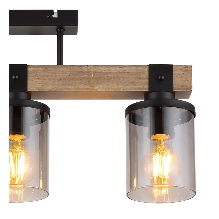 Brilagi - Lámpara de techo de superficie VISTA 3xE27/60W/230V roble