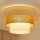 Brilagi - Lámpara de techo DENVER LUNETA 1xE27/15W/230V diámetro 45 cm beige/marrón/crema