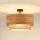 Brilagi - Lámpara de techo empotrada MONTANA BOHO 1xE27/15W/230V diámetro 45 cm marrón