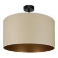 Brilagi - Lámpara de techo empotrada OREGON ROLLER VEGE 1xE27/15W/230V diámetro 45 cm beige