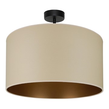 Brilagi - Lámpara de techo empotrada OREGON ROLLER VEGE 1xE27/15W/230V diámetro 45 cm beige
