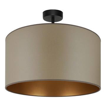 Brilagi - Lámpara de techo empotrada OREGON ROLLER VEGE 1xE27/15W/230V diámetro 45 cm gris