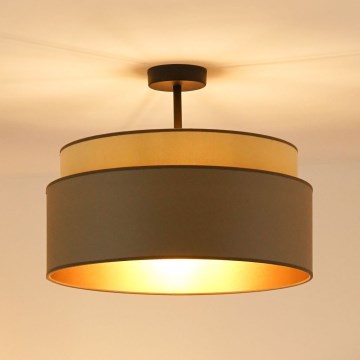 Brilagi - Lámpara de techo empotrada OREGON VEGE 1xE27/15W/230V diámetro 45 cm gris