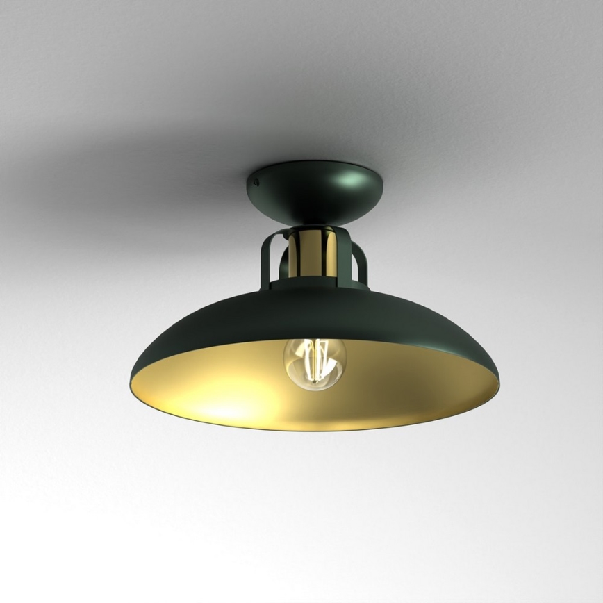 Brilagi - Lámpara de techo FLAMENGO 1xE27/60W/230V verde