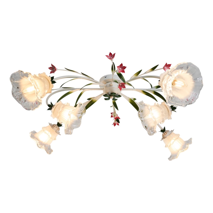 Brilagi - Lámpara de techo FLORA 6xE14/60W/230V