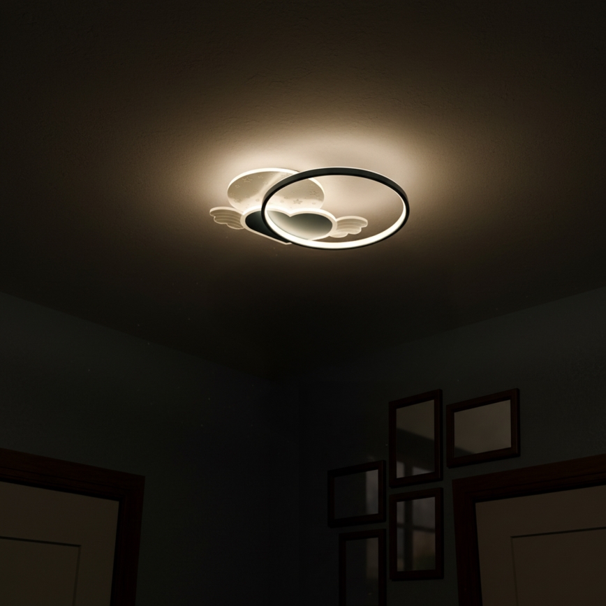 Brilagi - Lámpara de techo infantil LED LOVE LED/48W/230V 3000/4500/6000K azul