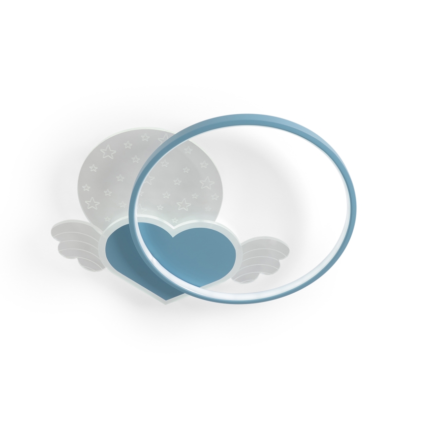 Brilagi - Lámpara de techo infantil LED LOVE LED/48W/230V 3000/4500/6000K azul