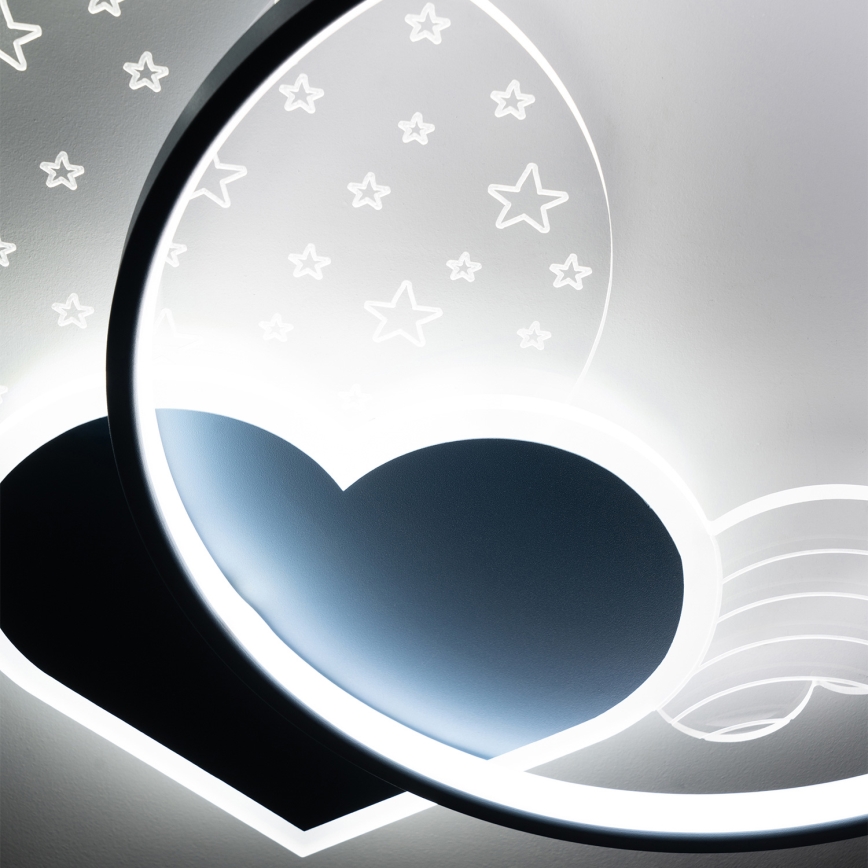 Brilagi - Lámpara de techo infantil LED LOVE LED/48W/230V 3000/4500/6000K azul