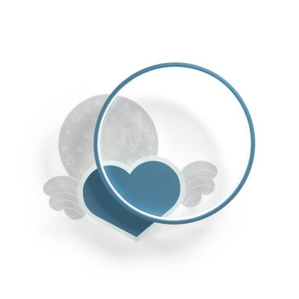 Brilagi - Lámpara de techo infantil LED LOVE LED/48W/230V 3000/4500/6000K azul