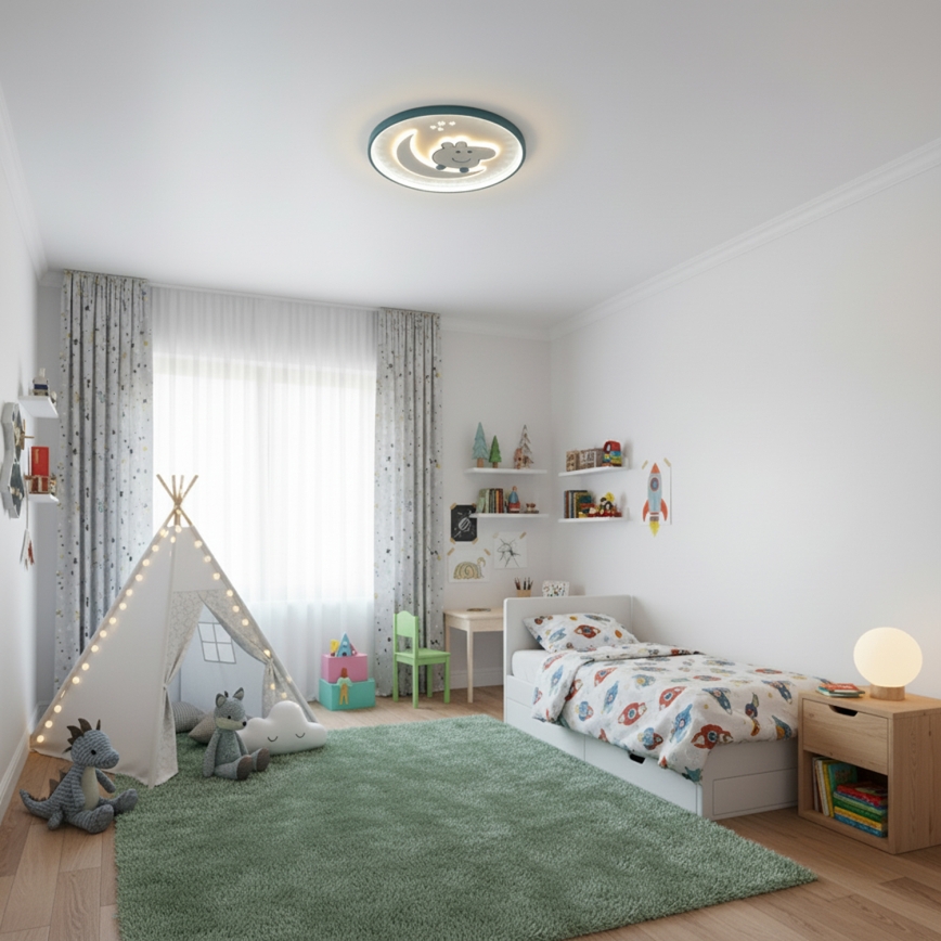 Brilagi - Plafón LED infantil PIGGY LED/70W/230V 3000/4500/6000K diámetro 45 cm
