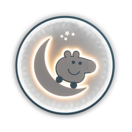 Brilagi - Plafón LED infantil PIGGY LED/70W/230V 3000/4500/6000K diámetro 45 cm