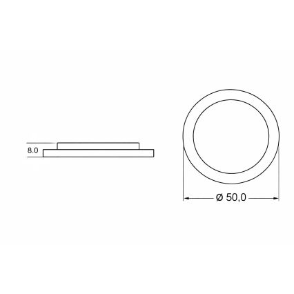 Brilagi - Luminaria de techo infantil THUNDER LED/90W/230V 3000/4500/6000K diámetro 50 cm