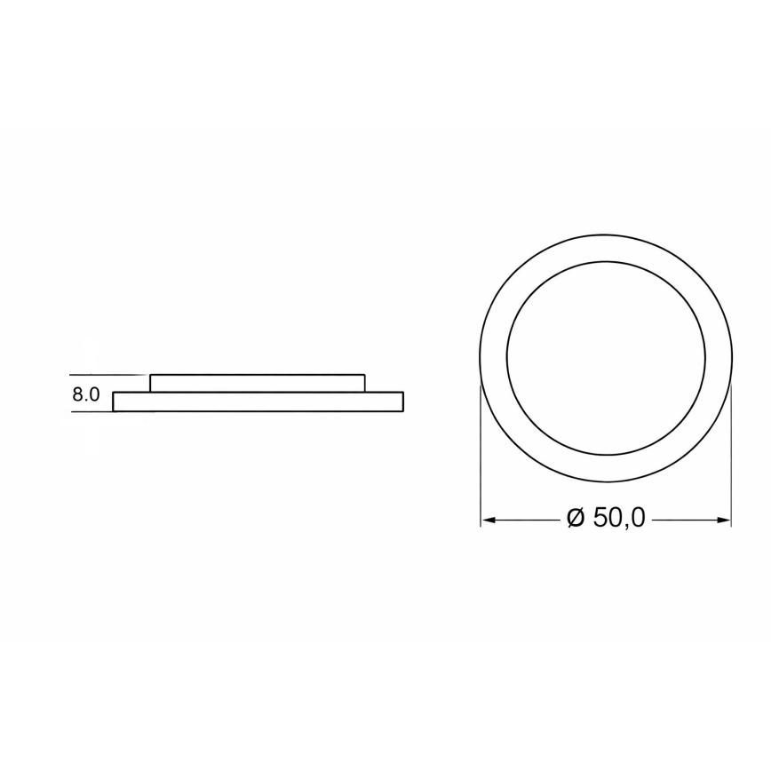 Brilagi - Luminaria de techo infantil THUNDER LED/90W/230V 3000/4500/6000K diámetro 50 cm