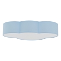 Brilagi - Lámpara de techo infantil NIMBUS 4xE27/15W/230V 46x63 cm azul