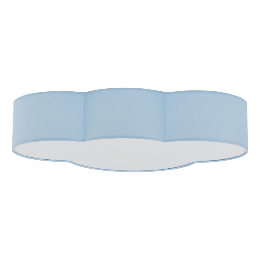 Brilagi - Lámpara de techo infantil NIMBUS 4xE27/15W/230V 46x63 cm azul