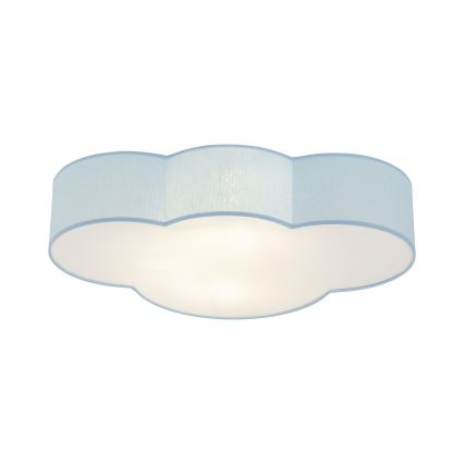 Brilagi - Lámpara de techo infantil NIMBUS 4xE27/15W/230V 46x63 cm azul