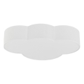 Brilagi - Lámpara de techo infantil NIMBUS 4xE27/15W/230V 46x63 cm blanca