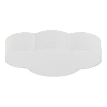 Brilagi - Lámpara de techo infantil NIMBUS 4xE27/15W/230V 46x63 cm blanca