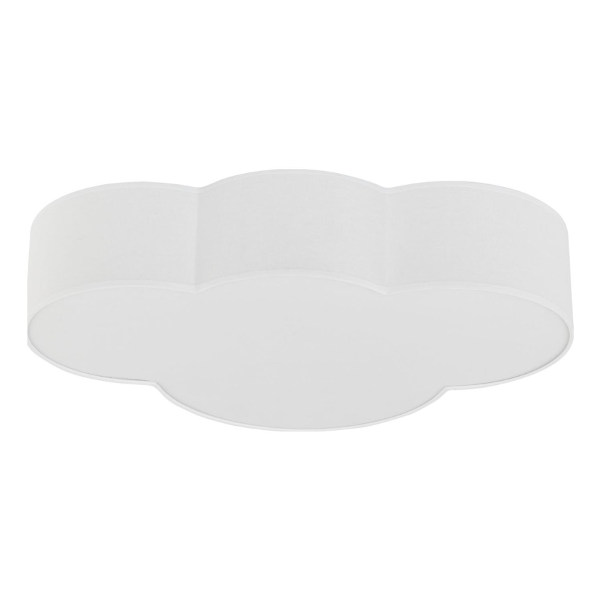 Brilagi - Lámpara de techo infantil NIMBUS 4xE27/15W/230V 46x63 cm blanca