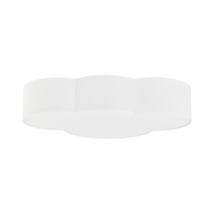 Brilagi - Lámpara de techo infantil NIMBUS 4xE27/15W/230V 46x63 cm blanca