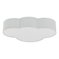 Brilagi - Lámpara de techo infantil NIMBUS 4xE27/15W/230V 46x63 cm gris