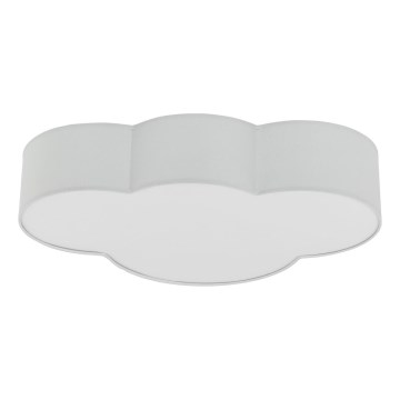 Brilagi - Lámpara de techo infantil NIMBUS 4xE27/15W/230V 46x63 cm gris
