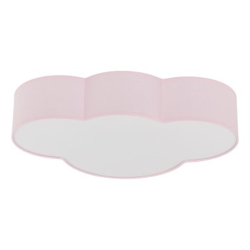 Brilagi - Lámpara de techo infantil NIMBUS 4xE27/15W/230V 46x63 cm rosa
