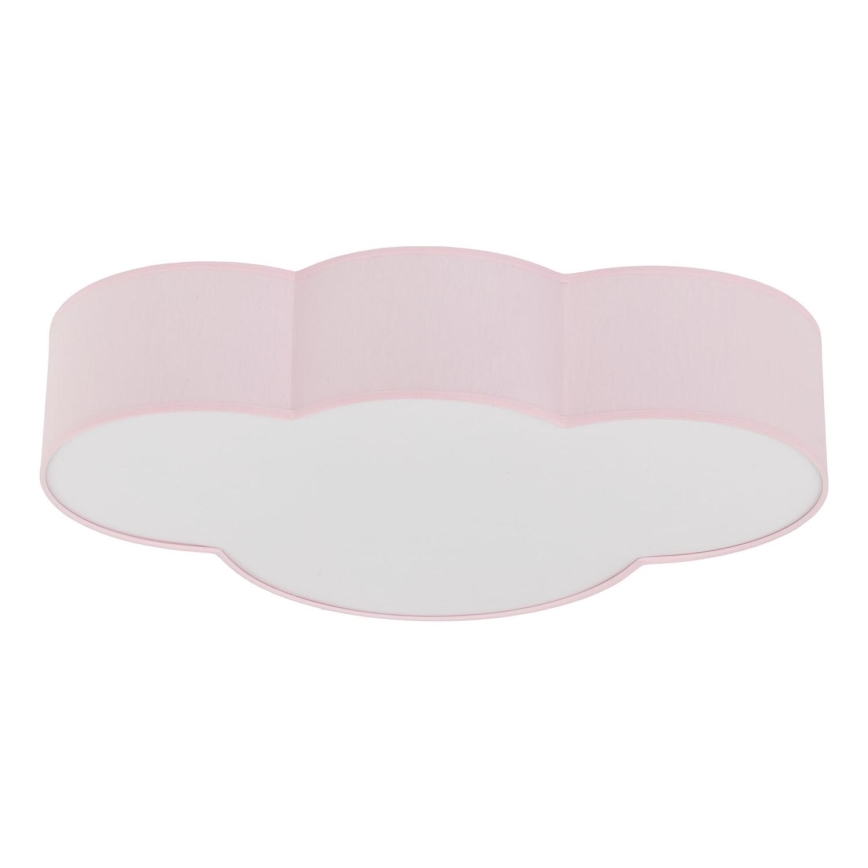 Brilagi - Lámpara de techo infantil NIMBUS 4xE27/15W/230V 46x63 cm rosa