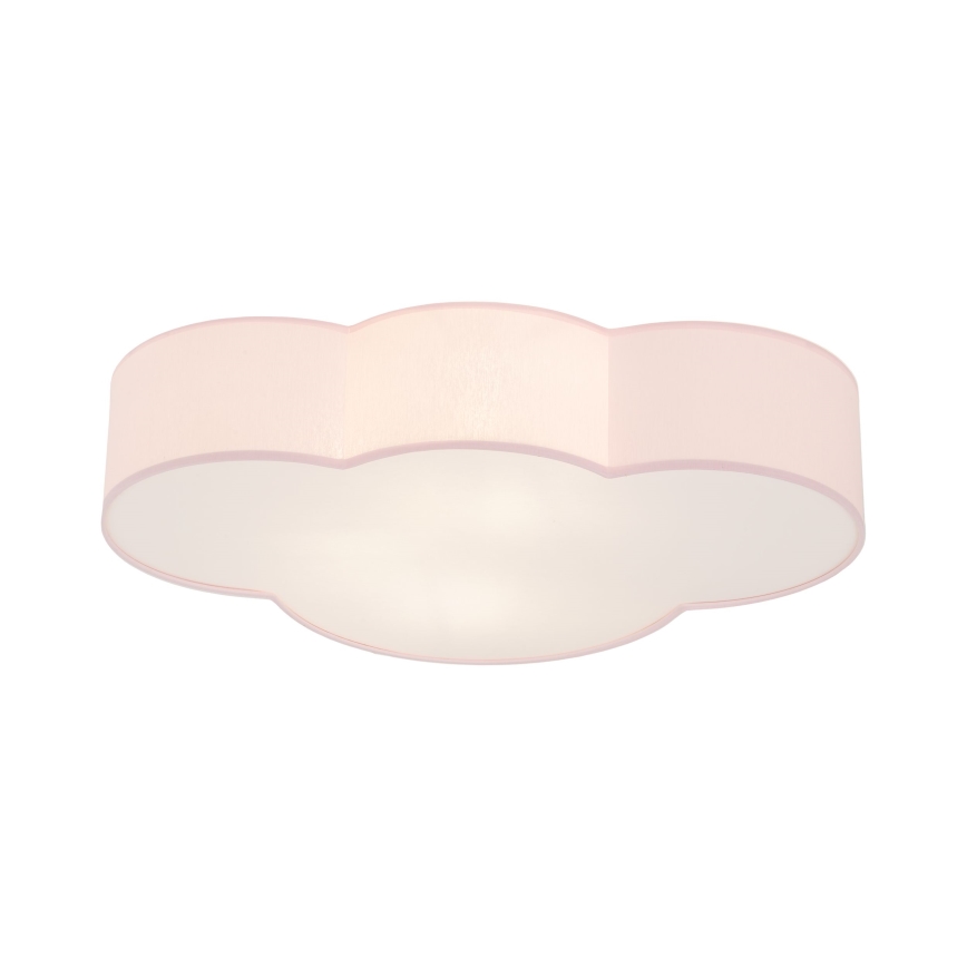 Brilagi - Lámpara de techo infantil NIMBUS 4xE27/15W/230V 46x63 cm rosa