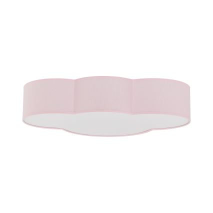Brilagi - Lámpara de techo infantil NIMBUS 4xE27/15W/230V 46x63 cm rosa