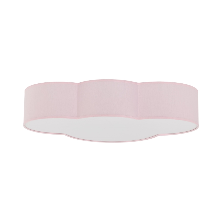 Brilagi - Lámpara de techo infantil NIMBUS 4xE27/15W/230V 46x63 cm rosa